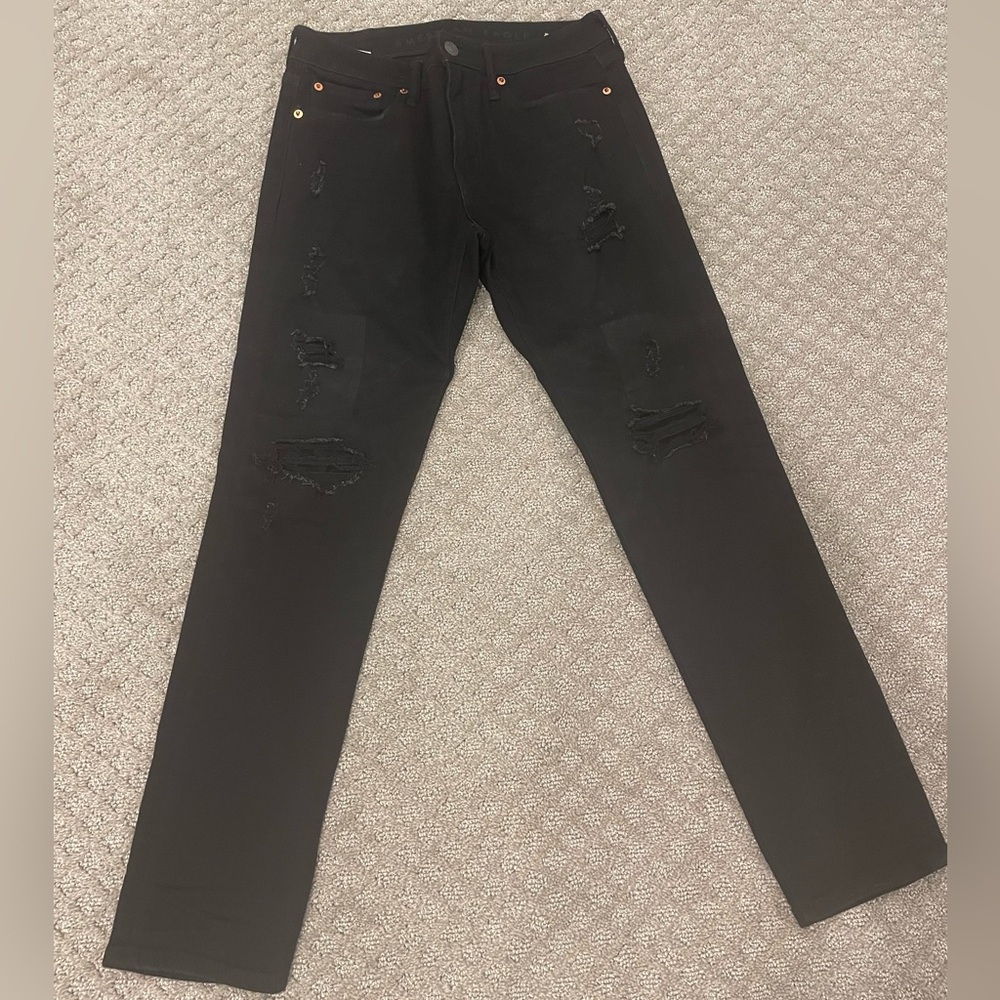 American Eagle ripped jeans